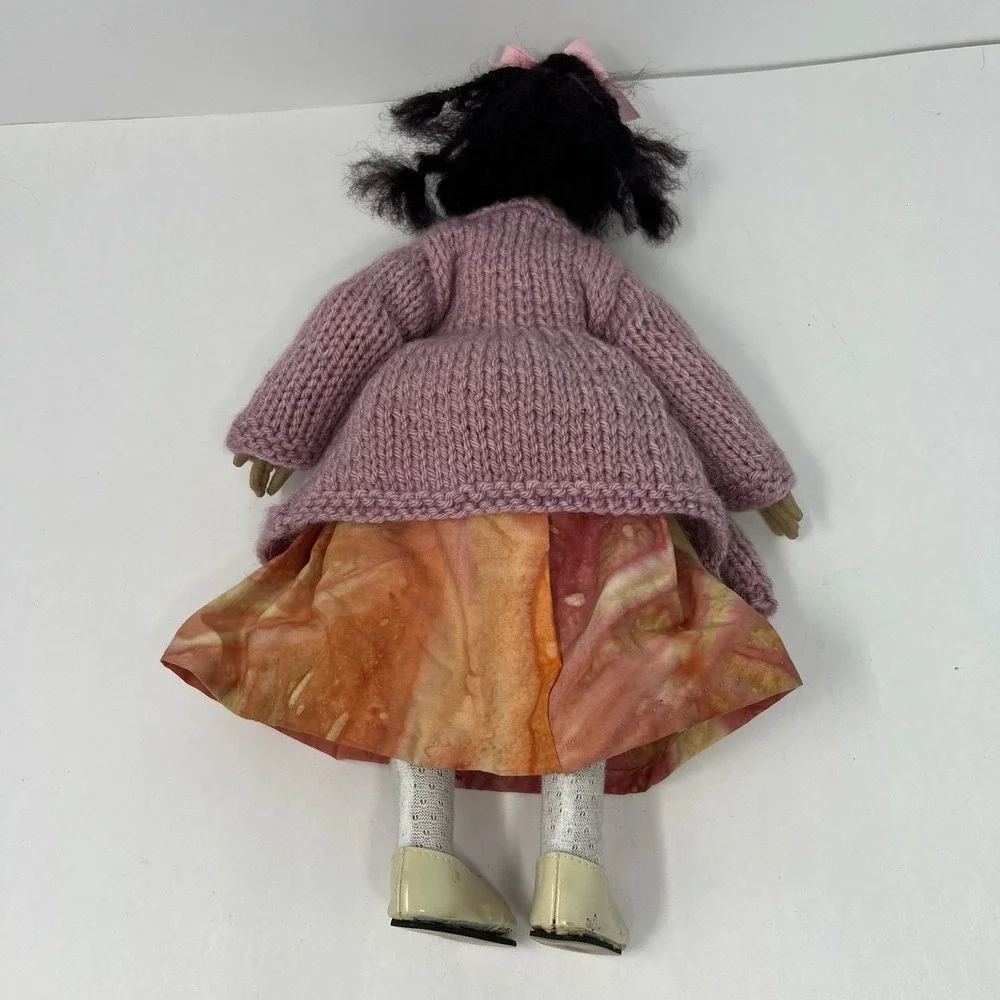 Rare Elaine Lim Hand Made Doll soft Body Hand processed Mohair Hair Gift Toy